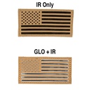 American Flag IR or IR+GLO Cell Tag