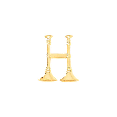 Blackinton A2909 Parallel Linked Horns Insignia